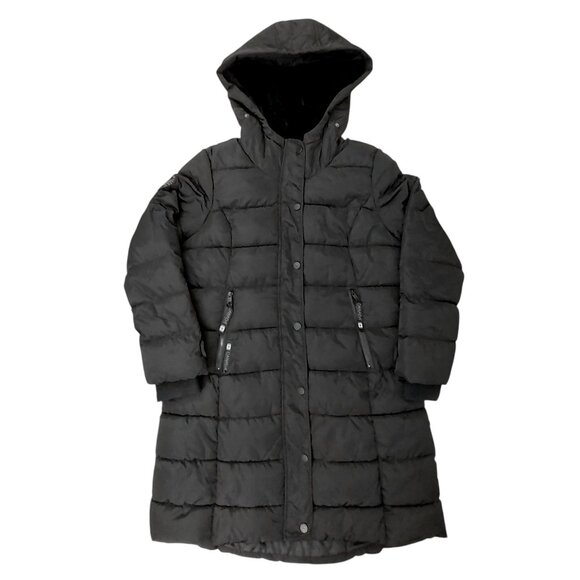 Canada Weathergear Parka Puffer Jacket Womens Large Black Insulated Outdoor